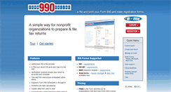 Desktop Screenshot of efile.form990.org
